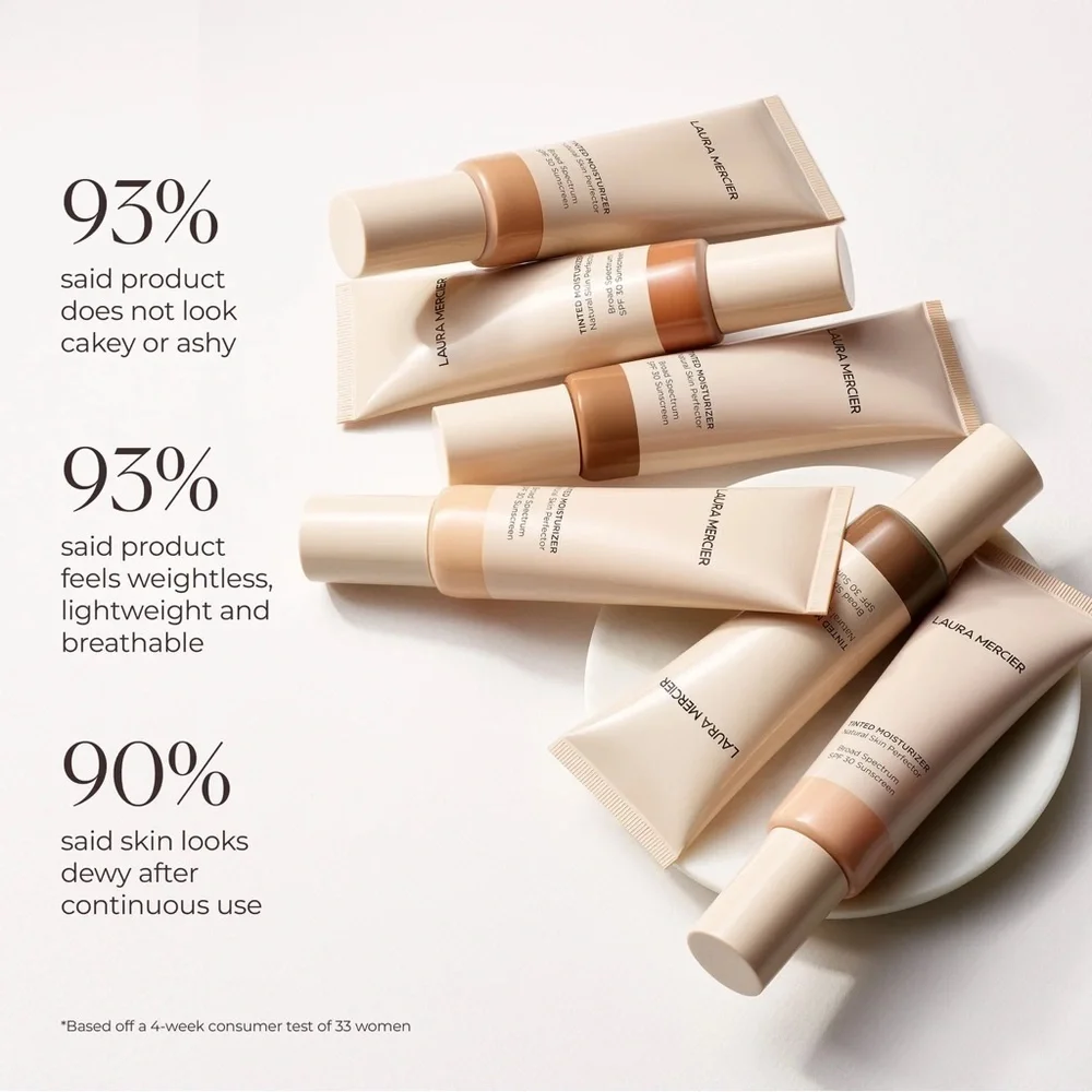 Laura Mercier 5C1 Nutmeg Natural Skin Perfector Tinted Moisturizer 1.7oz